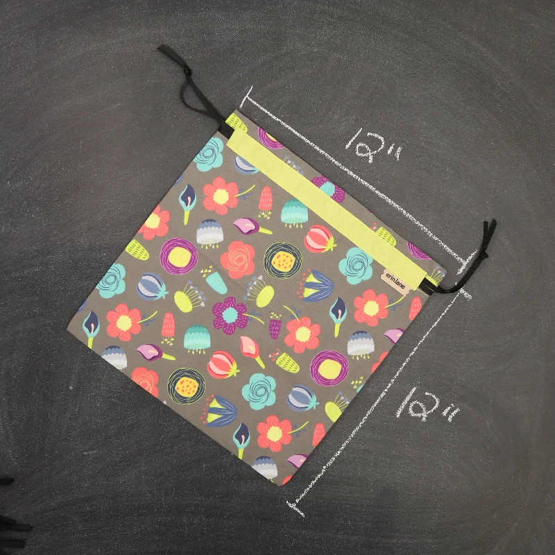 Bag Deals Small Project Bag in Flower Buds Elegant Purses, Shop & Save