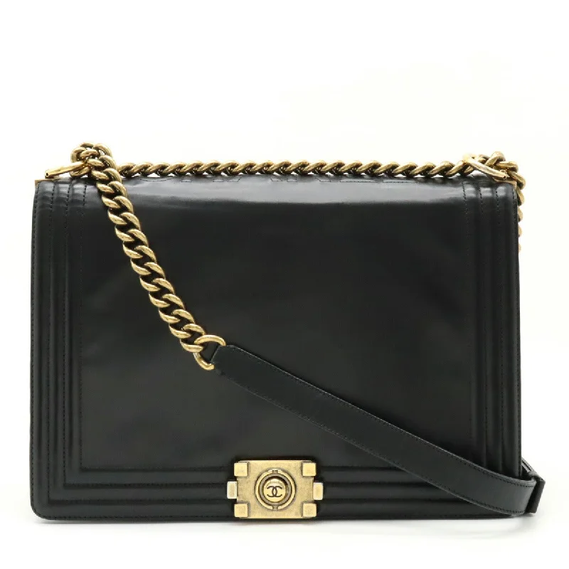 Vintage-Inspired Style Offers Chanel Boy Leather Shoulder Bag Black Stylish And Functional Bags Now At Reduced Rates Vintage-Inspired Style Offers Chanel Boy Leather Shoulder Bag Black Stylish And Functional Bags Now At Reduced Rates