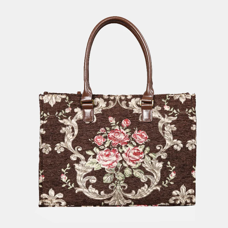 Black Friday And Cyber Monday Bag Deals Baroque Garden Brown Laptop Work Tote Elegant Purses At Clearance Prices Black Friday And Cyber Monday Bag Deals Baroque Garden Brown Laptop Work Tote Elegant Purses At Clearance Prices