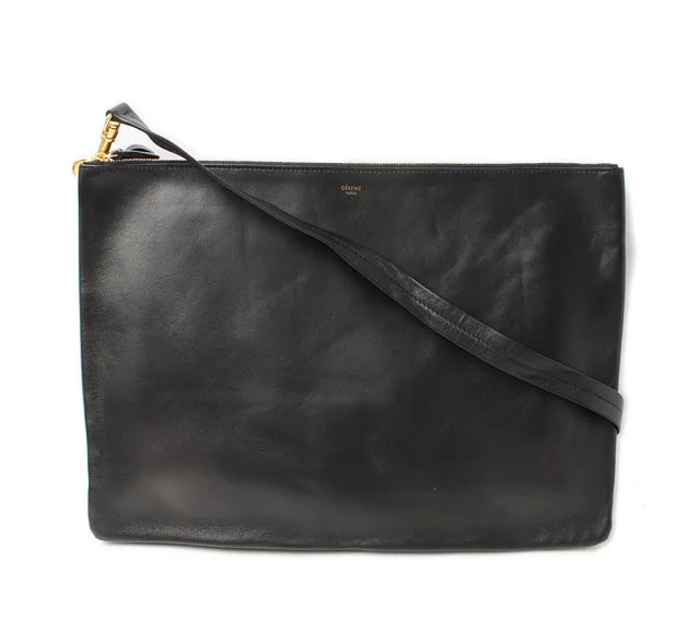 Classic Modern Offers Celine Lambskin Large Trio Shoulder/Clutch Bag Black/Silver Affordable Elegance, Grab Yours Classic Modern Offers Celine Lambskin Large Trio Shoulder/Clutch Bag Black/Silver Affordable Elegance, Grab Yours