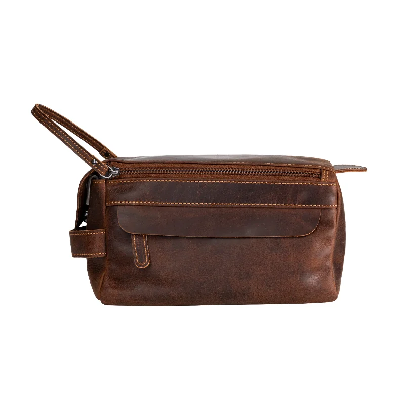 Don't Miss Out Leather Travel Wash Bag Darwin Sandal Premium Bags At Special Prices