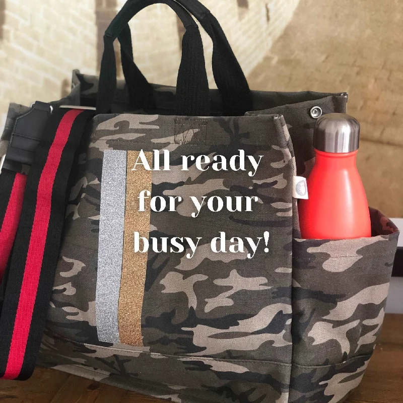 Office Professionals Color Stripes: Green Camo North South Bag with Stripe Strap Chic Bags, Shop Now & Save Office Professionals Color Stripes: Green Camo North South Bag with Stripe Strap Chic Bags, Shop Now & Save