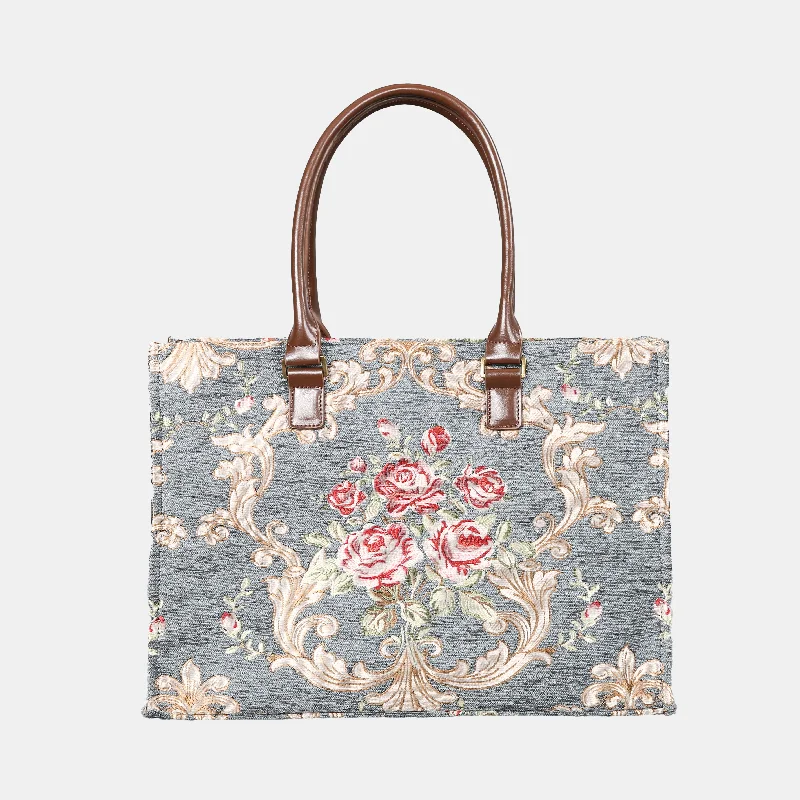 Elevated Casual Discounts Baroque Garden Grey Laptop Work Tote Luxury Meets Affordability – Shop Stunning Bags Now Elevated Casual Discounts Baroque Garden Grey Laptop Work Tote Luxury Meets Affordability – Shop Stunning Bags Now