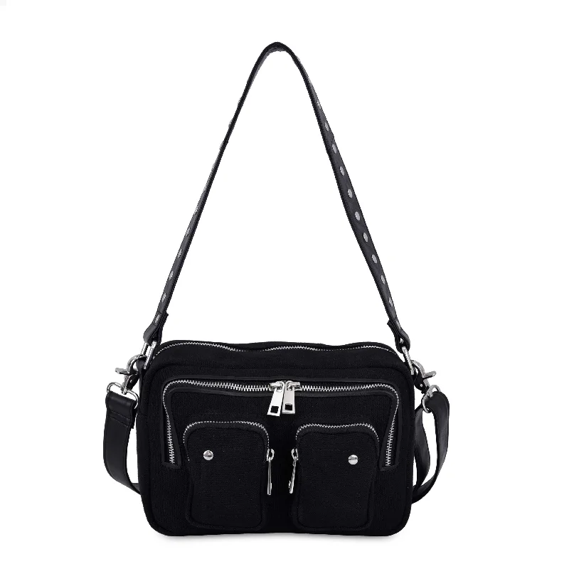 Unbeatable Deals Ellie recycled canvas black High-End Handbags At Affordable Prices Unbeatable Deals Ellie recycled canvas black High-End Handbags At Affordable Prices