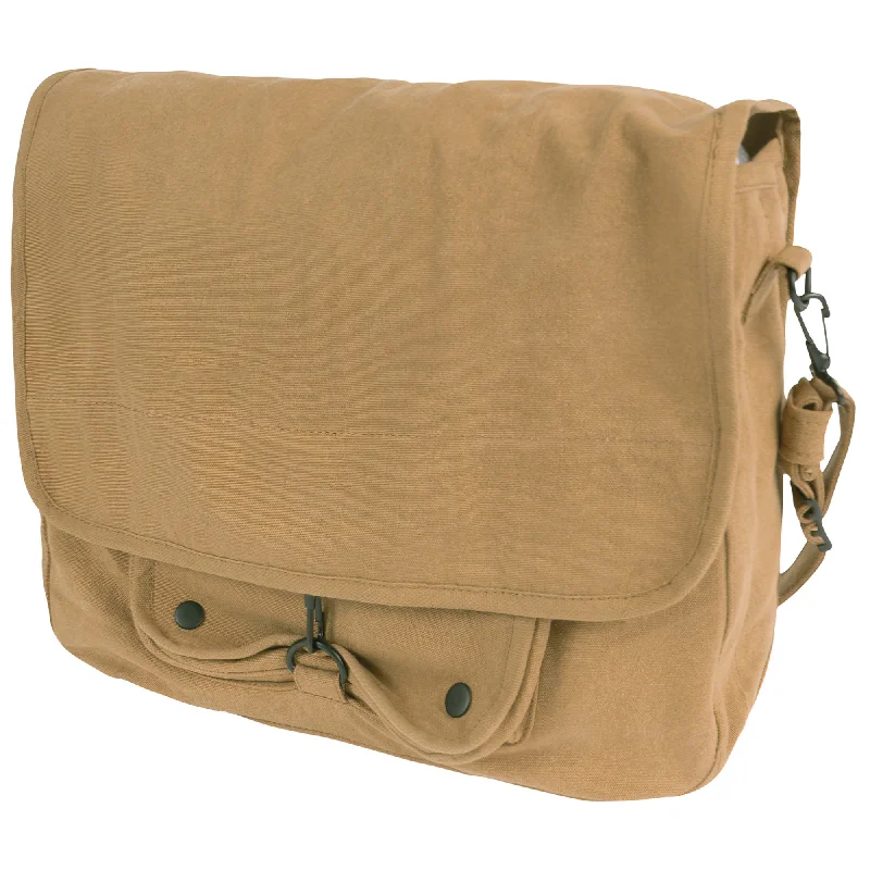 Day-To-Night Styles Coyote Brown - Classic Army Paratrooper Shoulder Bag Big Savings On Totes, Crossbody Bags, And More Day-To-Night Styles Coyote Brown - Classic Army Paratrooper Shoulder Bag Big Savings On Totes, Crossbody Bags, And More