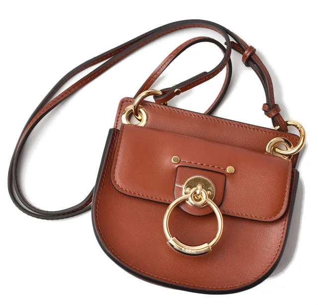 Luxury Bags Chloe TESS Mini Shoulder Bag/Pouch with Strap, Brown Stylish Handbags With Exclusive Online Discounts Luxury Bags Chloe TESS Mini Shoulder Bag/Pouch with Strap, Brown Stylish Handbags With Exclusive Online Discounts