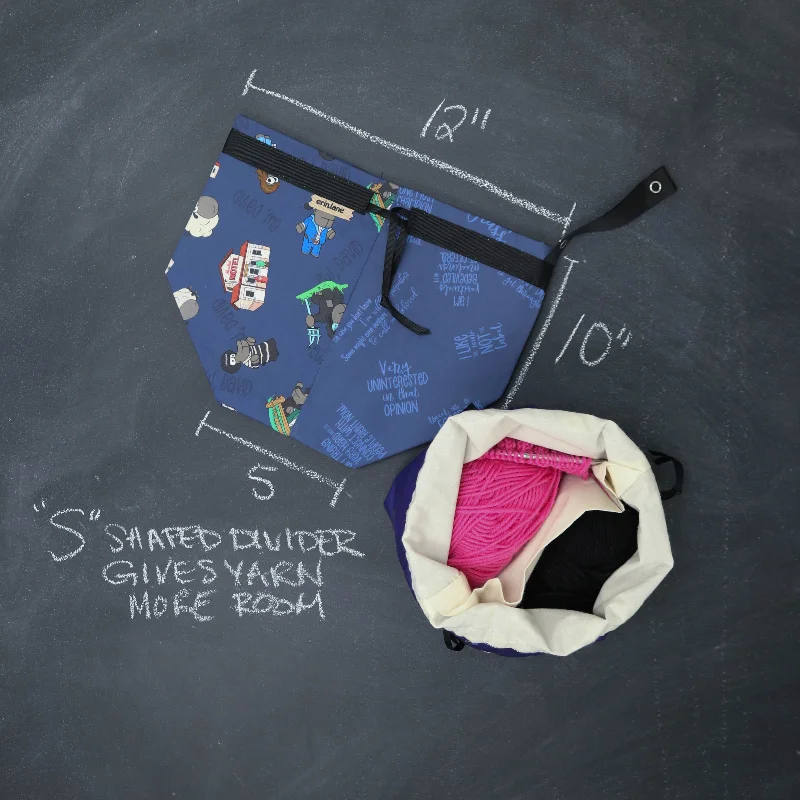Don't Miss Out Twofer Project Bag in Schitts Creek Sheeple Premium Quality Bags, Budget Prices Don't Miss Out Twofer Project Bag in Schitts Creek Sheeple Premium Quality Bags, Budget Prices