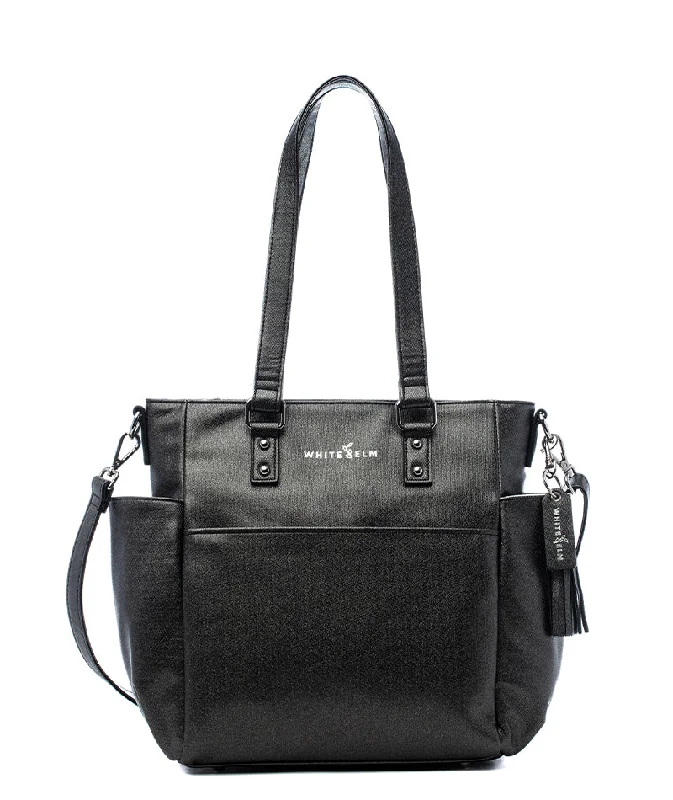 Trendy Street Style Carina Tote Bag - Black Sparkle Stylish Handbags At Unbeatable Discounts Trendy Street Style Carina Tote Bag - Black Sparkle Stylish Handbags At Unbeatable Discounts