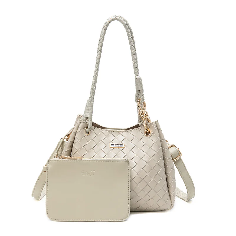 Chic & Cozy Collection En-ji Dorin Shoulderbag - Almond Chic Bags, Shop Now