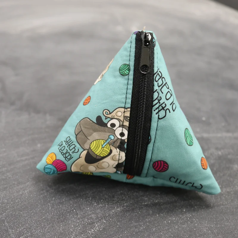 Wholesale Bags For Resellers D4 Pyramid Style Bag for Notions and Mini Skeins in Demi "Stitch Please" Everyday Handbags At Wallet-Friendly Prices