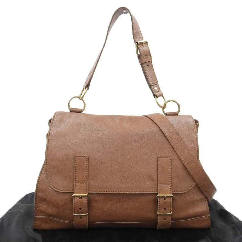 Romantic Fashion Discounts Yves Saint Laurent Leather 2-Way Shoulder Messenger Bag Brown Stylish Bags, Unbeatable Prices
