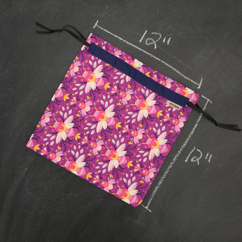 Affordable Bags Small Project Bag in Fuchsia Bees Trendy & Timeless Bags, Now On Sale Affordable Bags Small Project Bag in Fuchsia Bees Trendy & Timeless Bags, Now On Sale