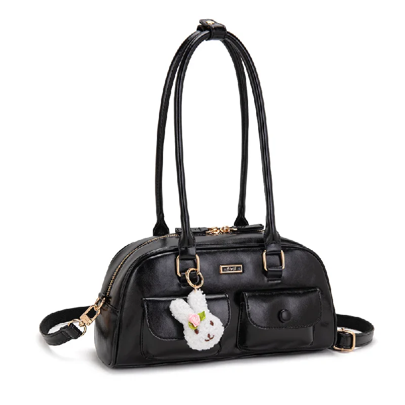 Stylish Bag For Women En-ji Soksu Shoulderbag - Black Stylish Totes, Special Discounts Stylish Bag For Women En-ji Soksu Shoulderbag - Black Stylish Totes, Special Discounts