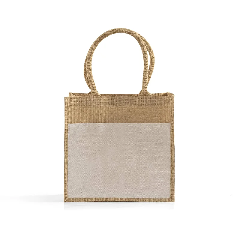 Vintage-Inspired 72 ct Medium Easy-Print Jute Bag - By Case Seasonal Sale On Trendy Handbags Vintage-Inspired 72 ct Medium Easy-Print Jute Bag - By Case Seasonal Sale On Trendy Handbags
