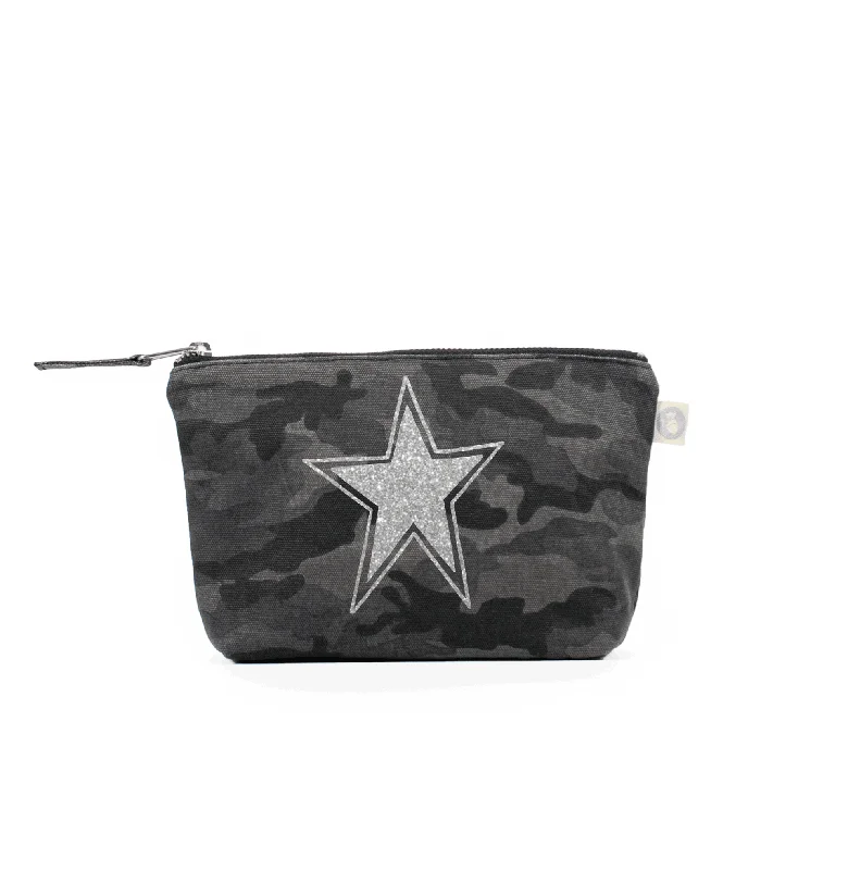 Hot Picks Makeup Bag: Black Camouflage Trendy Bags, Huge Savings