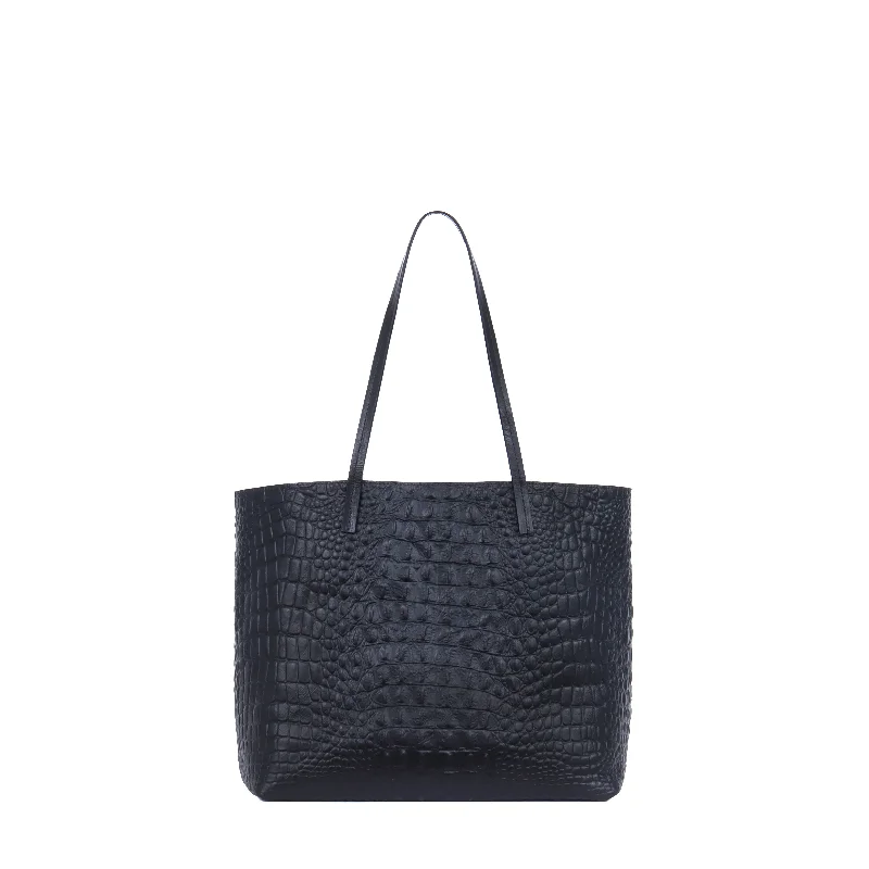 Chic And Trendy ESSENTIAL TOTE MATTE BLACK EMBOSSED CROC The Best Handbag Deals Are Available Now Chic And Trendy ESSENTIAL TOTE MATTE BLACK EMBOSSED CROC The Best Handbag Deals Are Available Now