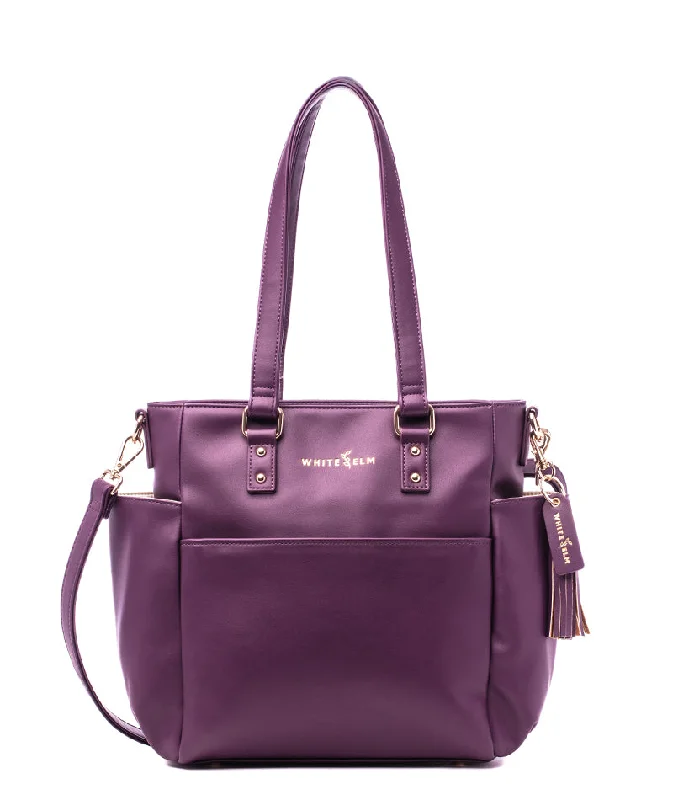 Seasonal Fashion Carina Tote Bag - Plum Best Bag Sale Of The Season