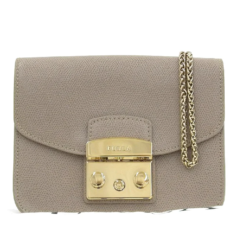 Spring Fashion Furla Metropolis Leather Chain Shoulder Bag Limited-Stock Handbag Sale For A Stylish Look Spring Fashion Furla Metropolis Leather Chain Shoulder Bag Limited-Stock Handbag Sale For A Stylish Look