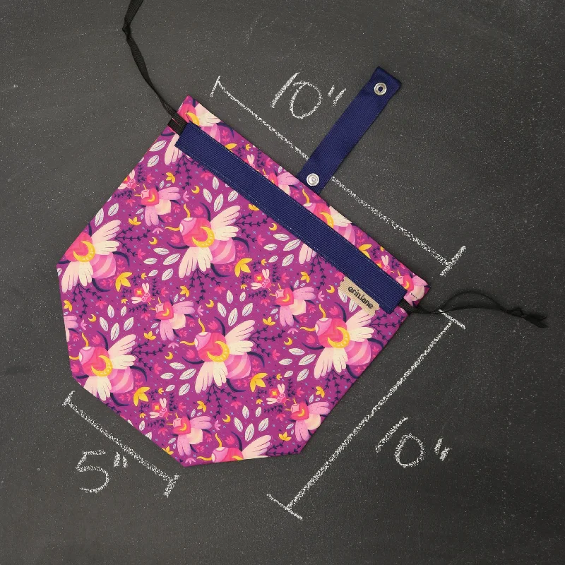 Fashion Forward, Function First Sock Project Bag in Fuchsia Bees Timeless Handbags Now At Special Discounts Fashion Forward, Function First Sock Project Bag in Fuchsia Bees Timeless Handbags Now At Special Discounts