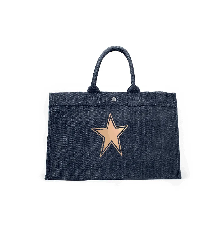 Get The Latest Trends East-West Bag: Denim Luxury Totes, Affordable Prices