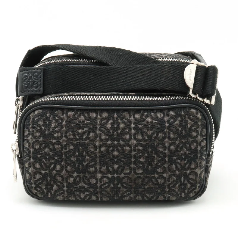 Huge Discounts This Week Loewe Anagram Mini Camera Bag Charcoal Gray Handbag Deals You'll Love Huge Discounts This Week Loewe Anagram Mini Camera Bag Charcoal Gray Handbag Deals You'll Love