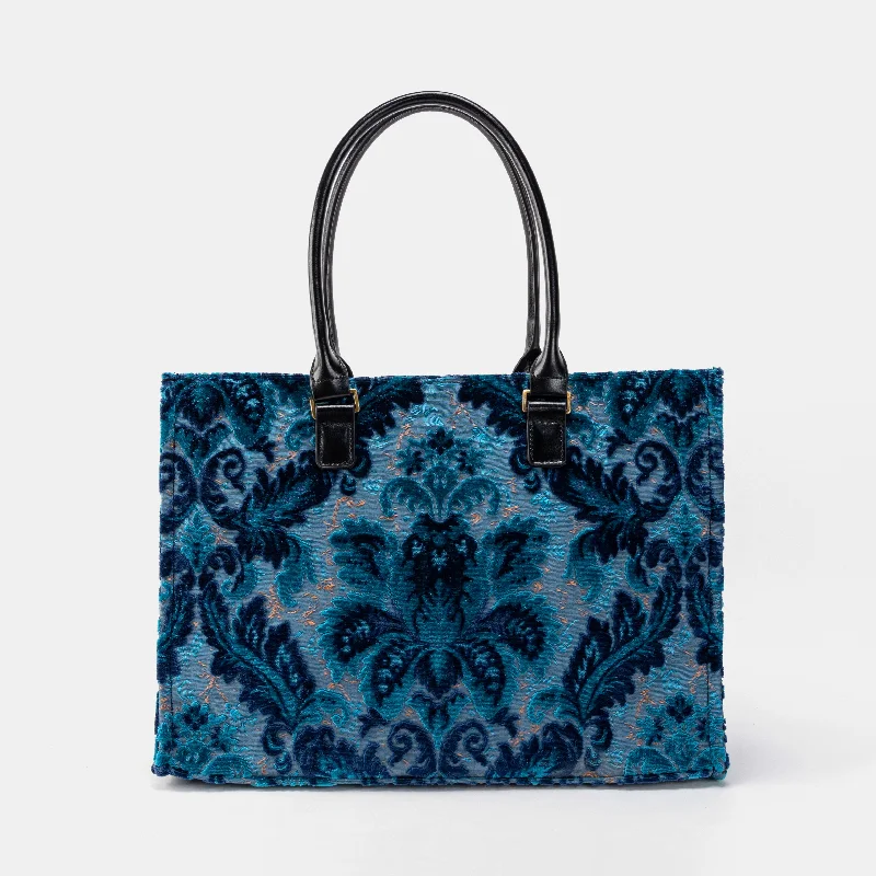 Bags For Personalized Gifts Burnout Velvet Revival Aqua Laptop Work Tote Premium Handbags At Exclusive Prices Bags For Personalized Gifts Burnout Velvet Revival Aqua Laptop Work Tote Premium Handbags At Exclusive Prices