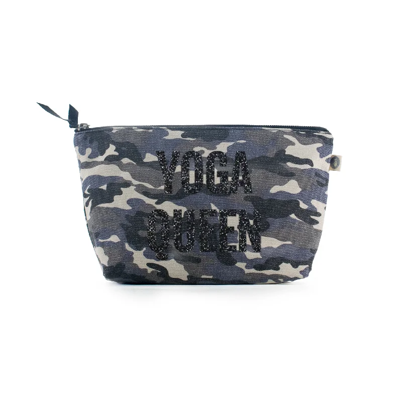 Evening Events Grey Camouflage Clutch with Black Glitter Yoga Queen Luxury Handbags, Budget-Friendly Evening Events Grey Camouflage Clutch with Black Glitter Yoga Queen Luxury Handbags, Budget-Friendly