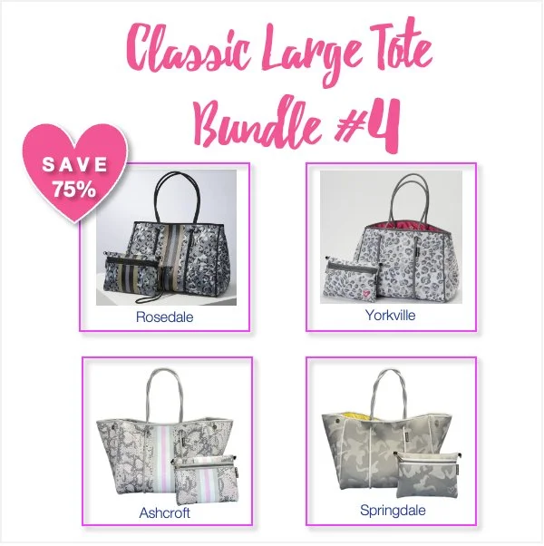 Limited Edition Bags For Collectors CLEARANCE: Classic Large Tote Bundle #4 (Rosedale, Yorkville, Ashcroft, Springdale) The Bag Sale You've Been Waiting For Is Here Limited Edition Bags For Collectors CLEARANCE: Classic Large Tote Bundle #4 (Rosedale, Yorkville, Ashcroft, Springdale) The Bag Sale You've Been Waiting For Is Here