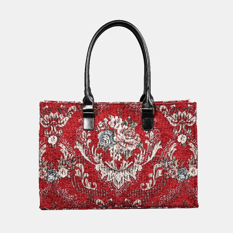 Crazy Price Slashing Floral Red Laptop Work Tote Everyday Elegance At Lower Prices Crazy Price Slashing Floral Red Laptop Work Tote Everyday Elegance At Lower Prices