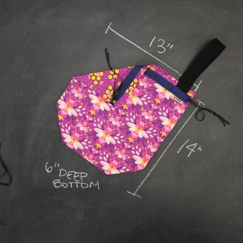 Huge Markdowns Sweater Project Bag in Fuchsia Bees Premium Handbags At Exclusive Prices