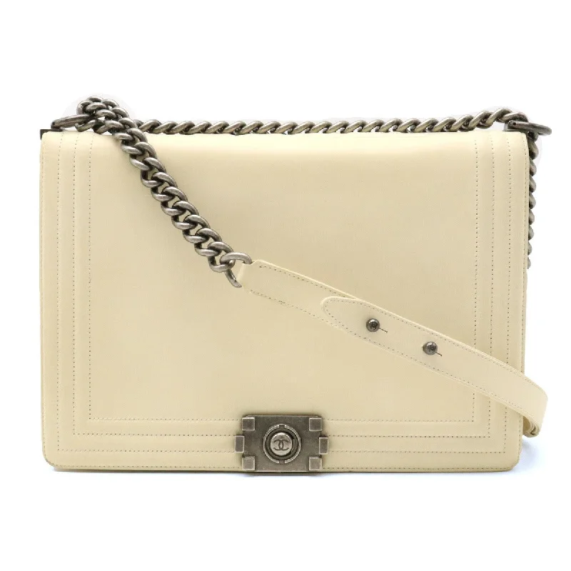 Bags For Minimalist And Functional Design Chanel Boy Leather Shoulder Bag Ivory Unmissable Deals On High-Quality Designer Bags Bags For Minimalist And Functional Design Chanel Boy Leather Shoulder Bag Ivory Unmissable Deals On High-Quality Designer Bags