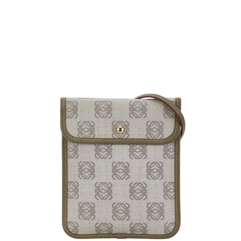 Bags With Discounts Loewe Anagram Leather Shoulder Bag Khaki Green Stylish And Durable Handbags At Great Value Bags With Discounts Loewe Anagram Leather Shoulder Bag Khaki Green Stylish And Durable Handbags At Great Value