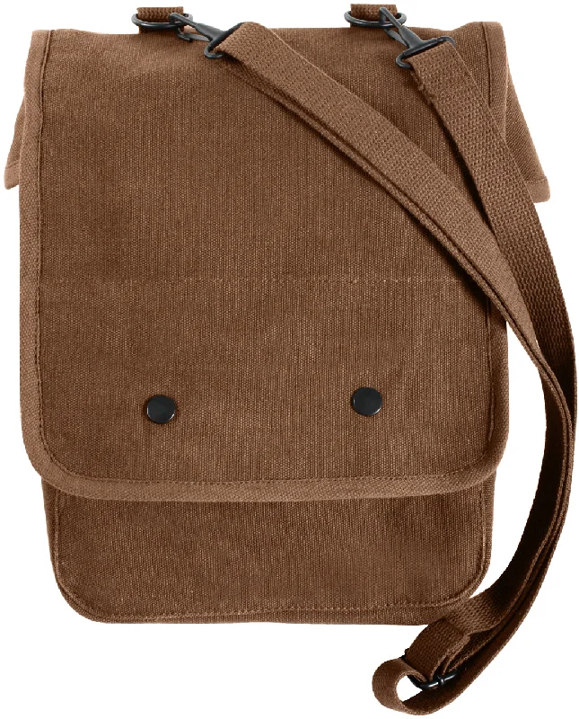 Uxury Designer Handbag Brands Earth Brown - Military Map Case Shoulder Bag Everyday Bags At Wallet-Friendly Prices