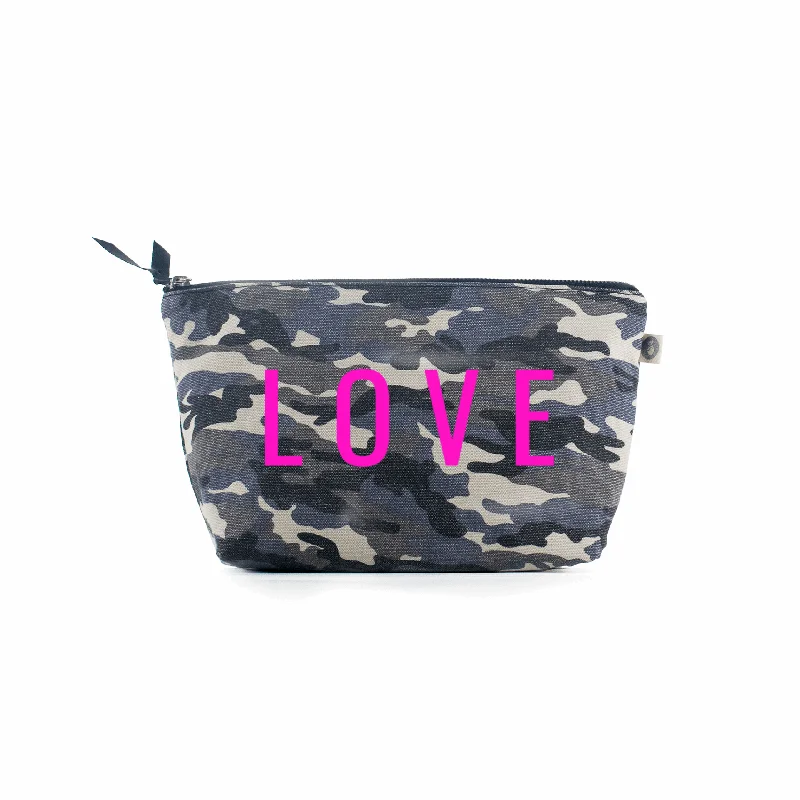 Durable And Cheap Bags Clutch Bag Grey Camouflage with Neon Pink Matte LOVE Fashion Bags, Huge Savings Durable And Cheap Bags Clutch Bag Grey Camouflage with Neon Pink Matte LOVE Fashion Bags, Huge Savings