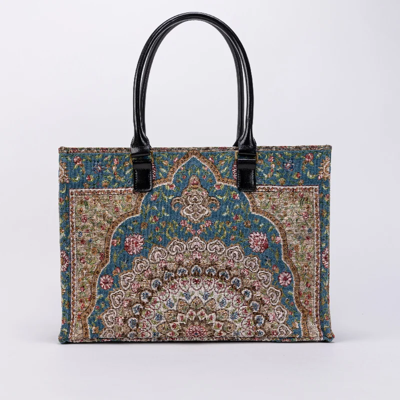Vibrant Bags With Discounts Oriental Blue Laptop Work Tote Stylish Totes, Exclusive Savings Vibrant Bags With Discounts Oriental Blue Laptop Work Tote Stylish Totes, Exclusive Savings