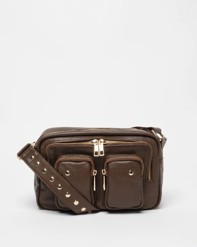Flash Sale Ellie Air 1 Dark Brown w. Gold Designer-Inspired Bags, Best Prices