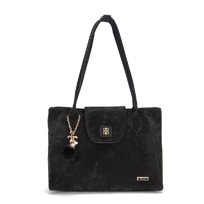 Luxury Bags En-ji Damso Totebag - Black Everyday Bags, Budget-Friendly