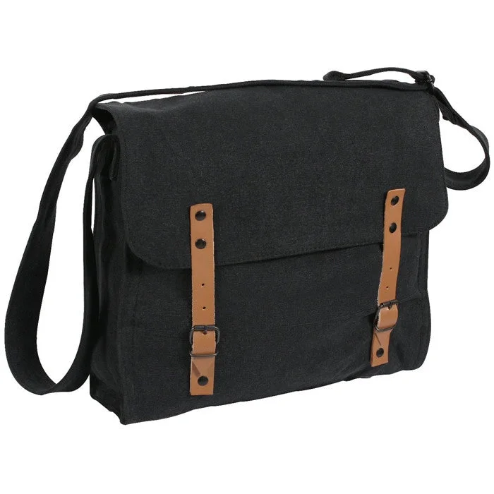 Hot Picks Black - Classic Vintage Medic Shoulder Bag Timeless Bags, Flash Sale