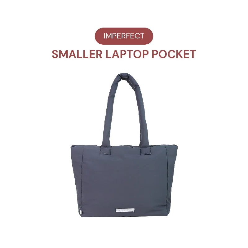 Fashion Forward Femininity *SMALLER LAPTOP POCKET* Go-Getter Laptop Tote (Nylon Charcoal) Fashion-Forward Bags At Exclusive Promotional Prices Fashion Forward Femininity *SMALLER LAPTOP POCKET* Go-Getter Laptop Tote (Nylon Charcoal) Fashion-Forward Bags At Exclusive Promotional Prices