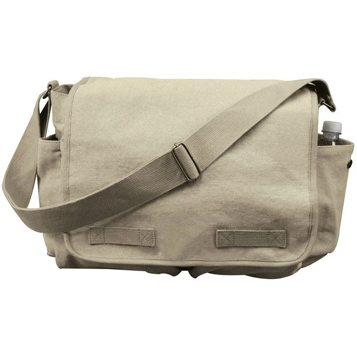 Trendy Looks On Sale Rothco Vintage Canvas Messenger Bag Heavy-Duty Cotton Canvas Crossbody Shoulder Bag, Khaki The Ultimate Handbag Sale – Elegant Styles At Lower Prices Trendy Looks On Sale Rothco Vintage Canvas Messenger Bag Heavy-Duty Cotton Canvas Crossbody Shoulder Bag, Khaki The Ultimate Handbag Sale – Elegant Styles At Lower Prices