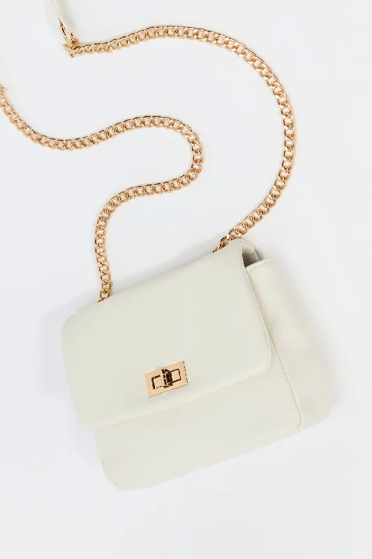 Faux Leather Metal Clasp Crossbody Purse Trendy Purses, Limited Offer