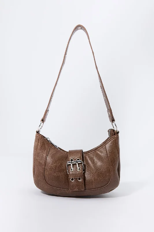 Faux Leather Belted Shoulder Purse Best Deals On Premium And Casual Bags – Act Fast