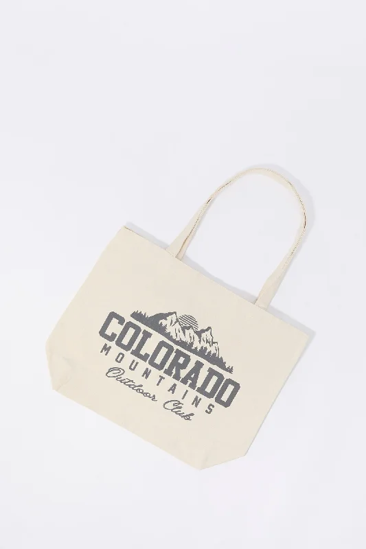 Colorado Mountains Graphic Tote Bag Upgrade Your Look With Our Bag Sale