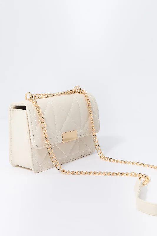 Faux Leather Quilted Crossbody Bag Best Handbag Sale Of The Season