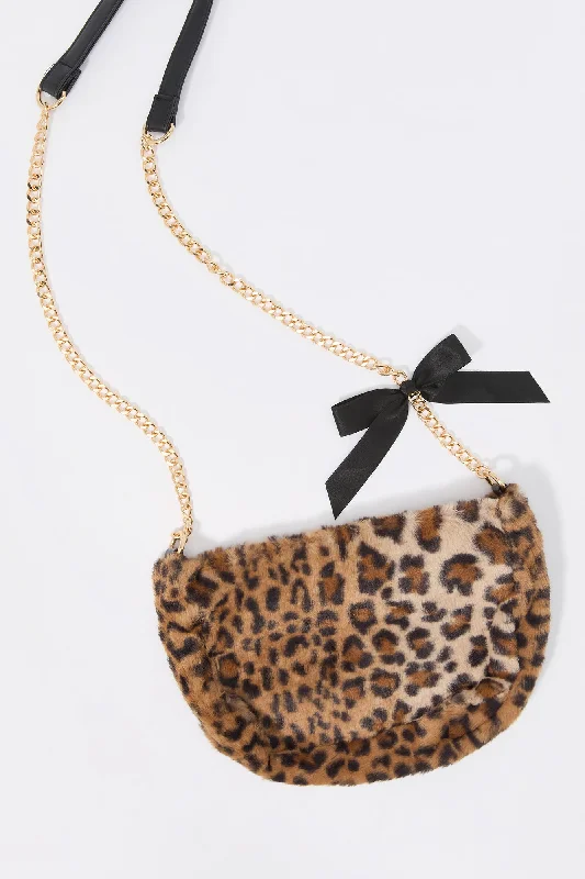 Faux Fur Bow Shoulder Bag Exclusive Bag Deals – Perfect For Any Occasion