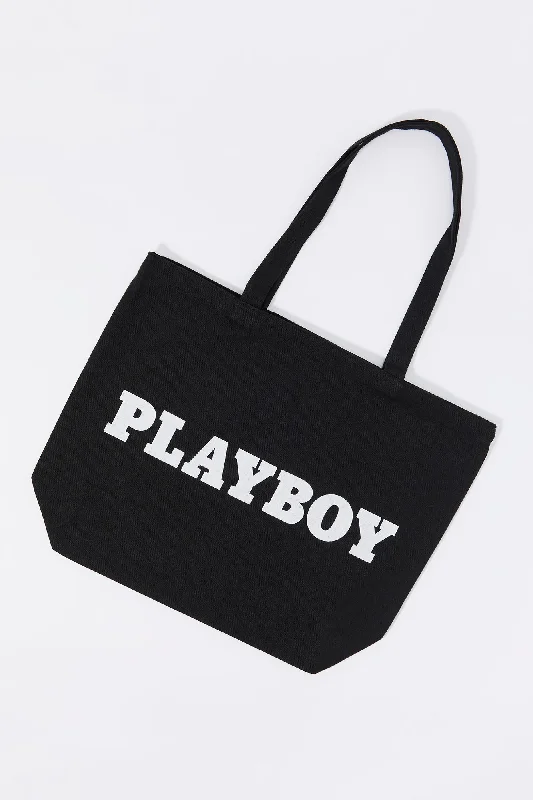 Playboy Print Tote Bag Grab Stylish Bags Before They're Gone