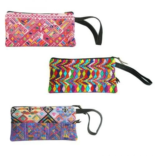 Upcycled Huipil Wristlet The Ultimate Sale On Must-Have Handbags