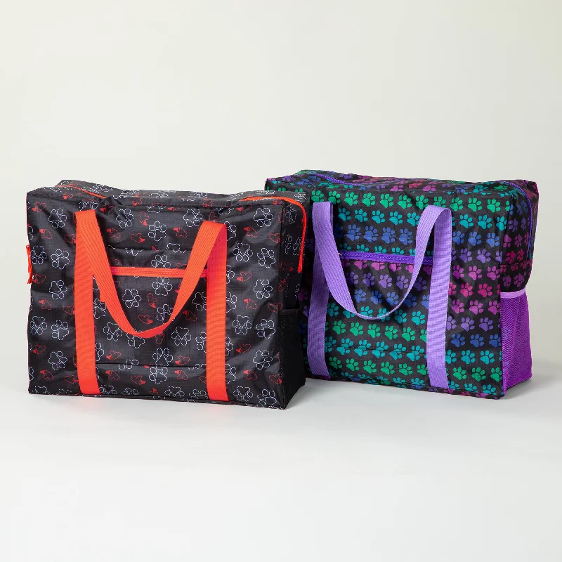 Paw Print Durable Travel Bag Statement Bags With Exclusive Savings