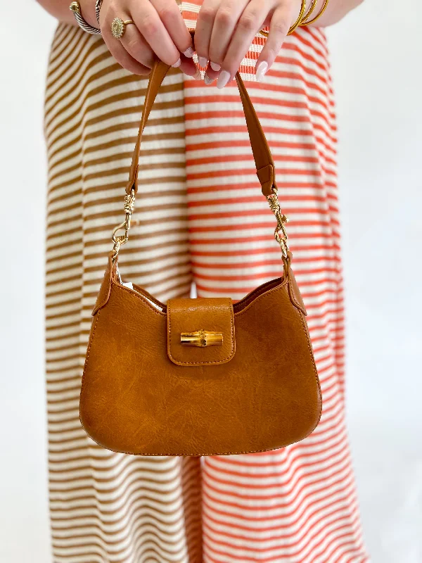 Bamboo Shoulder Bag-Brown Your Perfect Bag At The Perfect Price