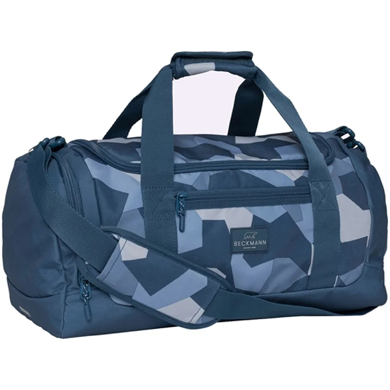 Beckmann Sport Duffelbag Blue Camo Premium Handbags At Exclusive Prices